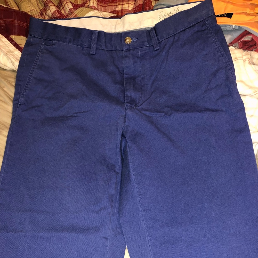 Men’s Blue Polo Chinos